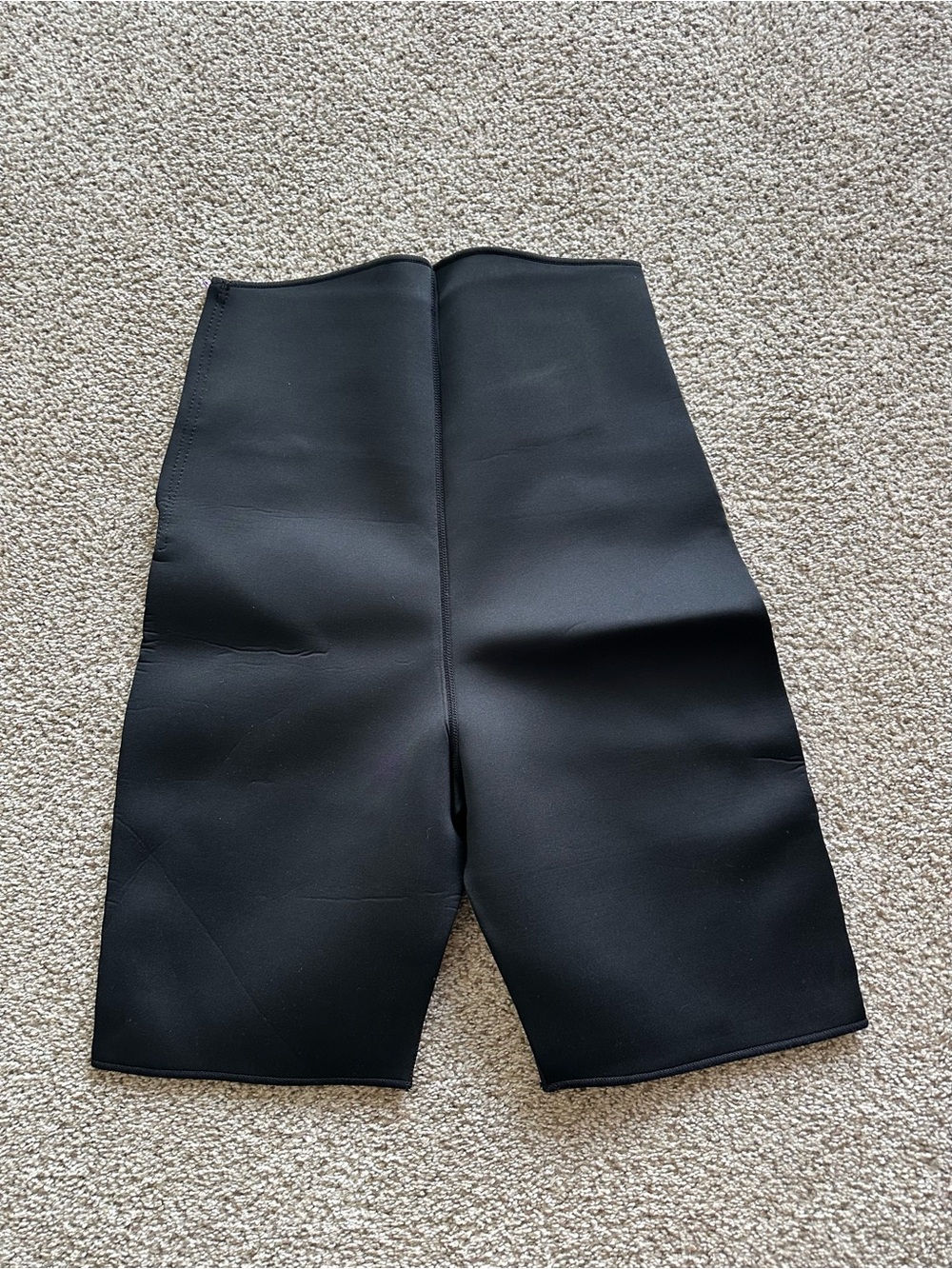 Curves Neoprene Trimming Shorts - Athletic High Waist Workout Sz L - Picture 2 of 6